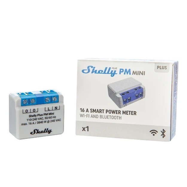 Shelly Plus PM Mini Energy Meter (SNPM-001PCEU16) Configuration for Tasmota