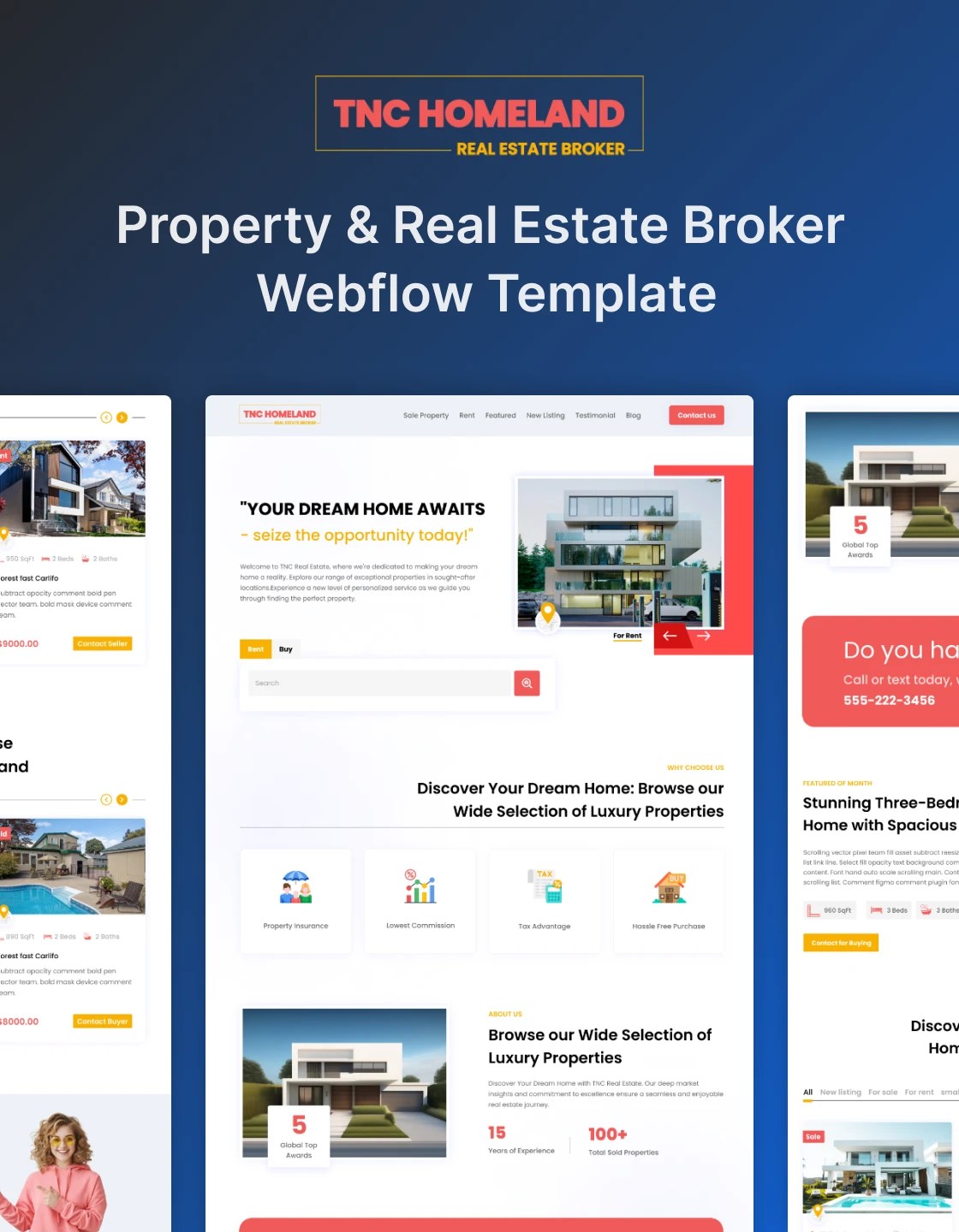 TNC Homeland Best flow Real Estate Template