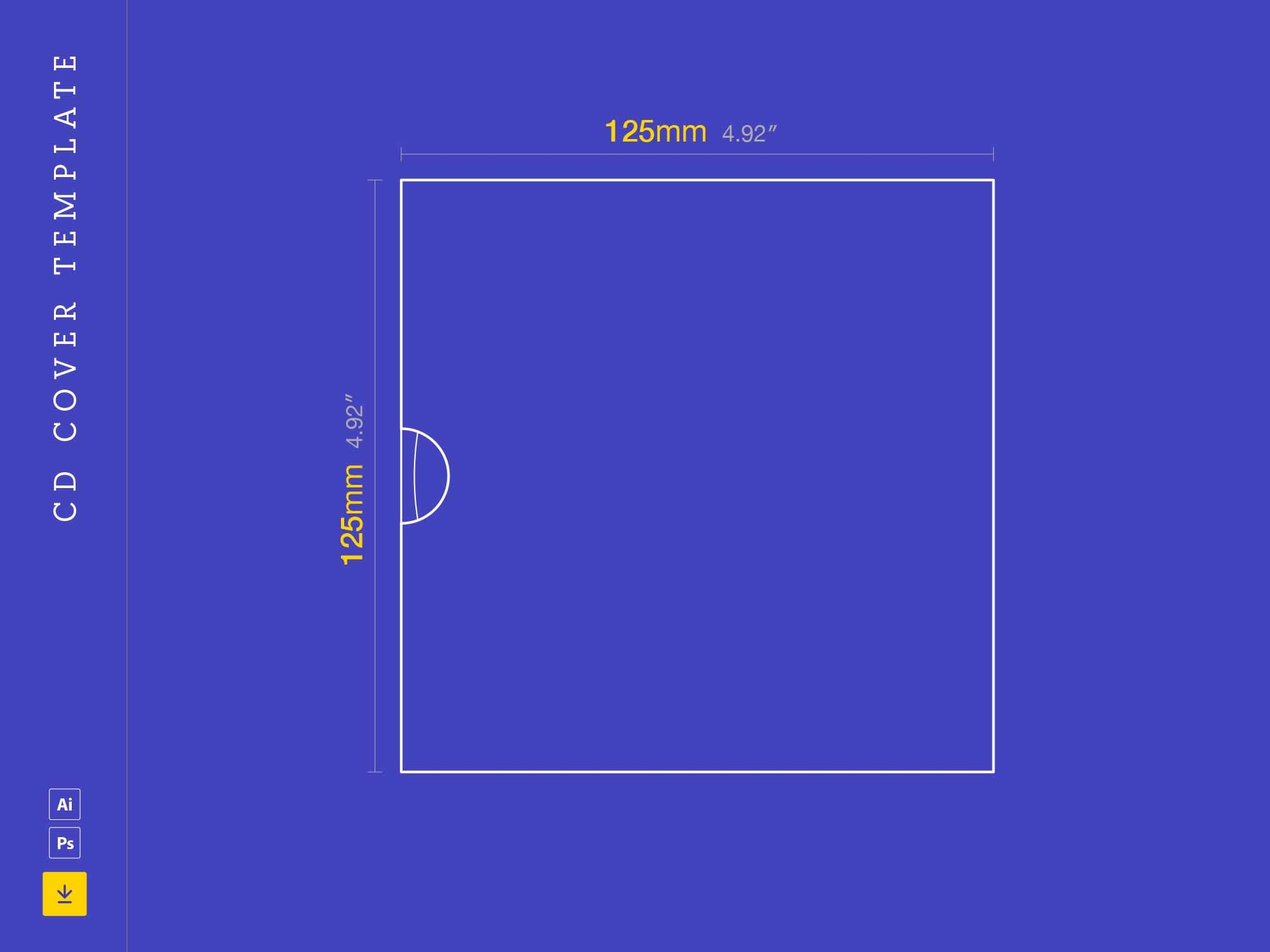 Free Printable Cd Sleeve Template Templates Free Printable