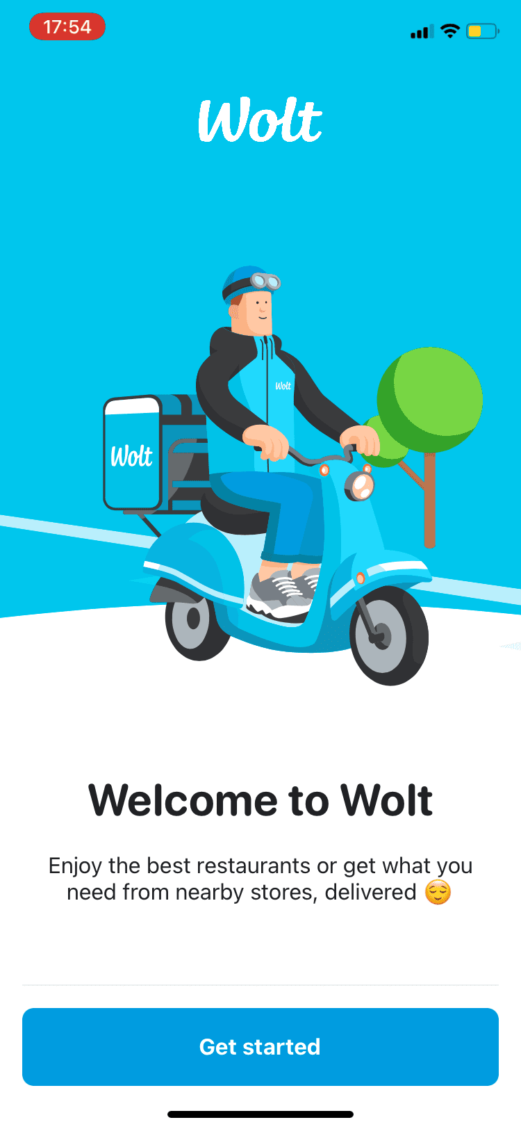 Wolt Food delivery Mobile App Screenshots and Interactions Templateshake