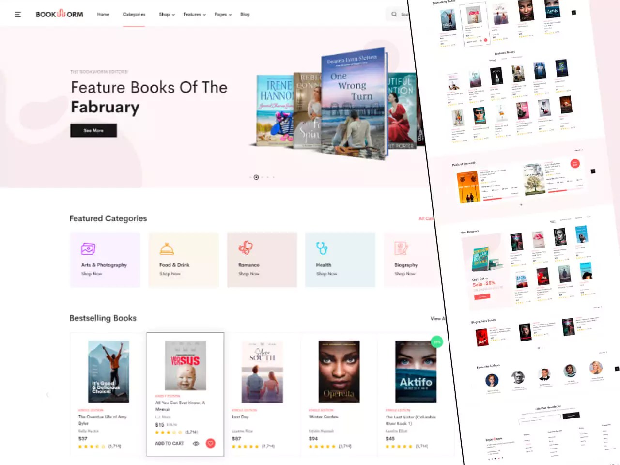 10+ Best site Templates for Bookstores