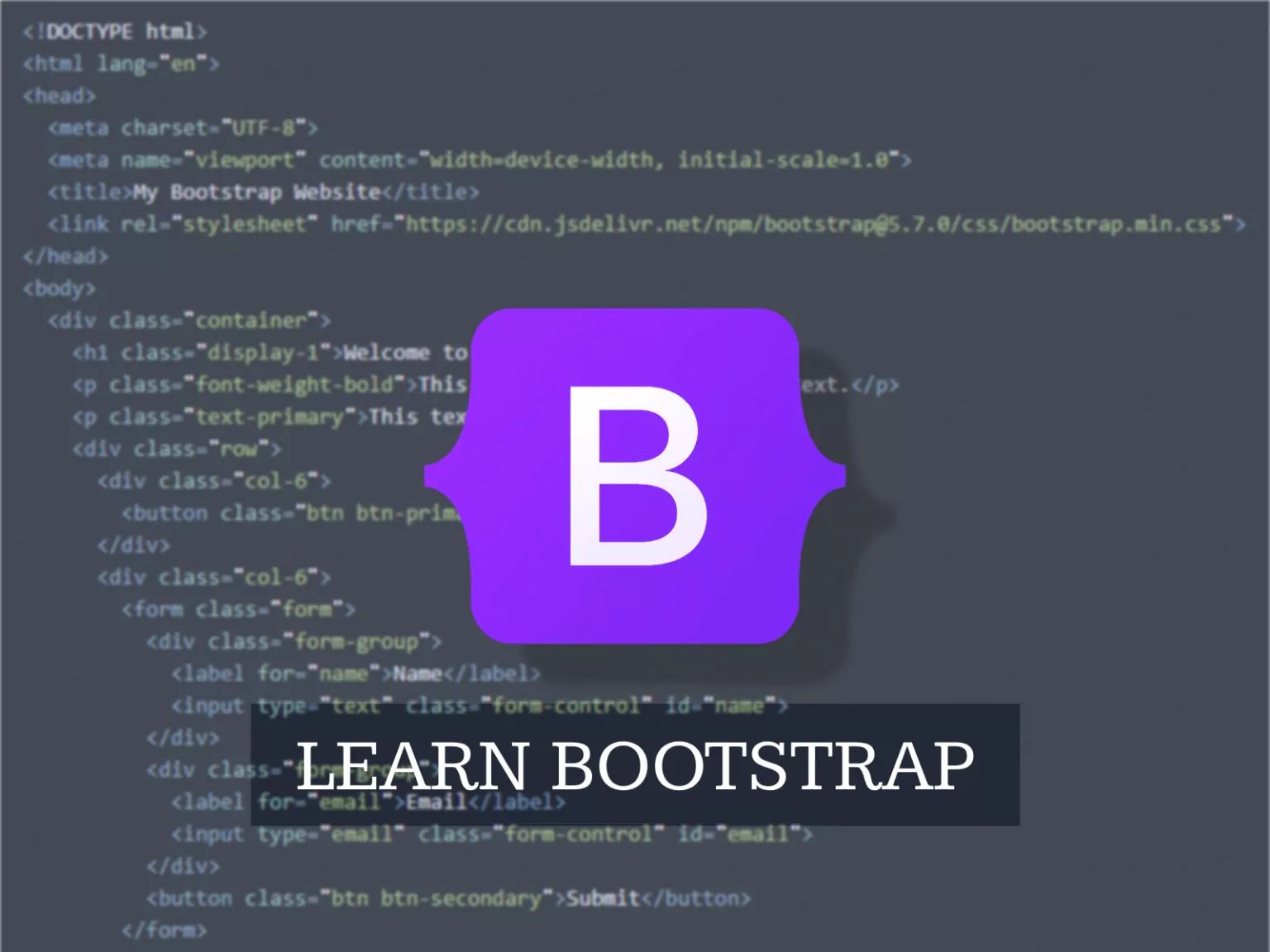 Beginner's Guide to Bootstrap with StepbyStep Code Examples