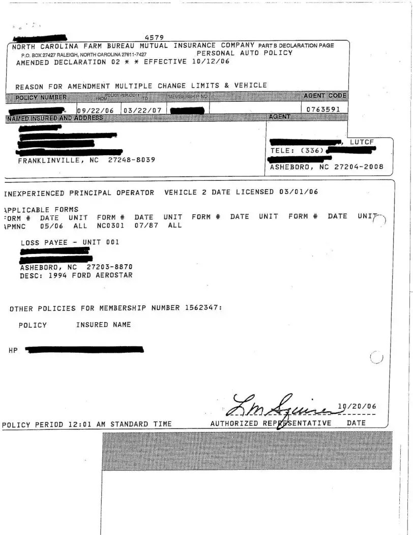 Blank Declaration Of Insurance Document Fill Out and Print PDFs