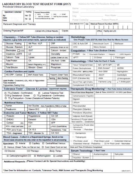 Lab Order Form Template: 30+ Free and Premium Templates to download