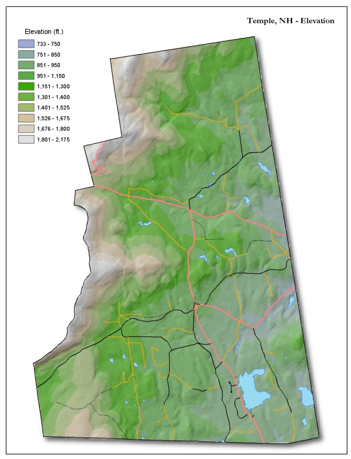 Temple Maps « Temple, NH