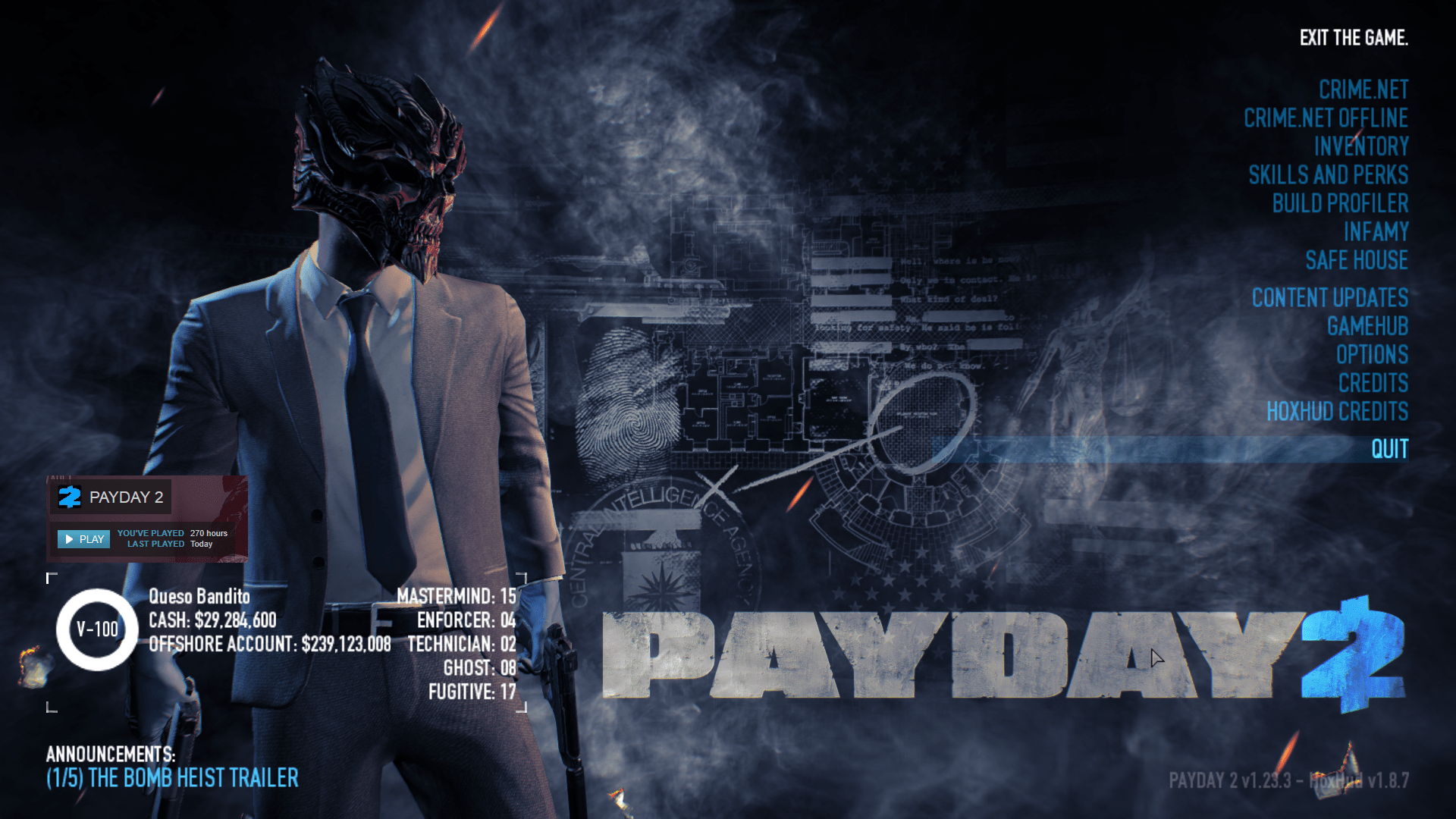 Payday 2 What I’ve learned on my way to V100