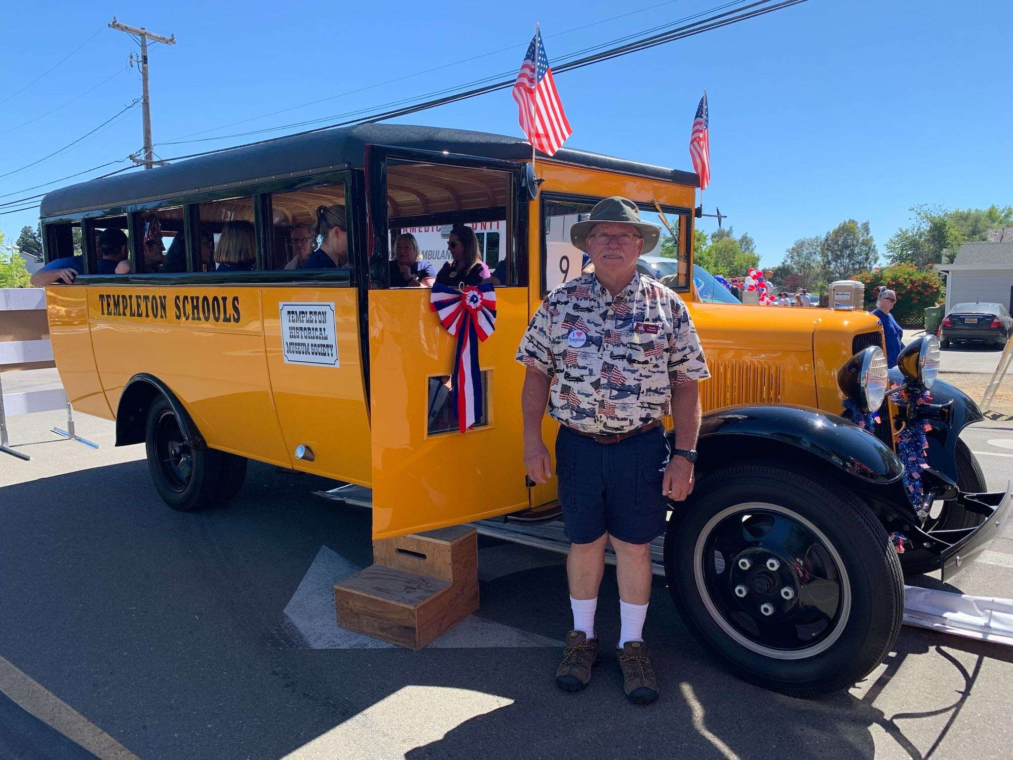 1933 SCHOOL BUS Templeton Historical Museum Society