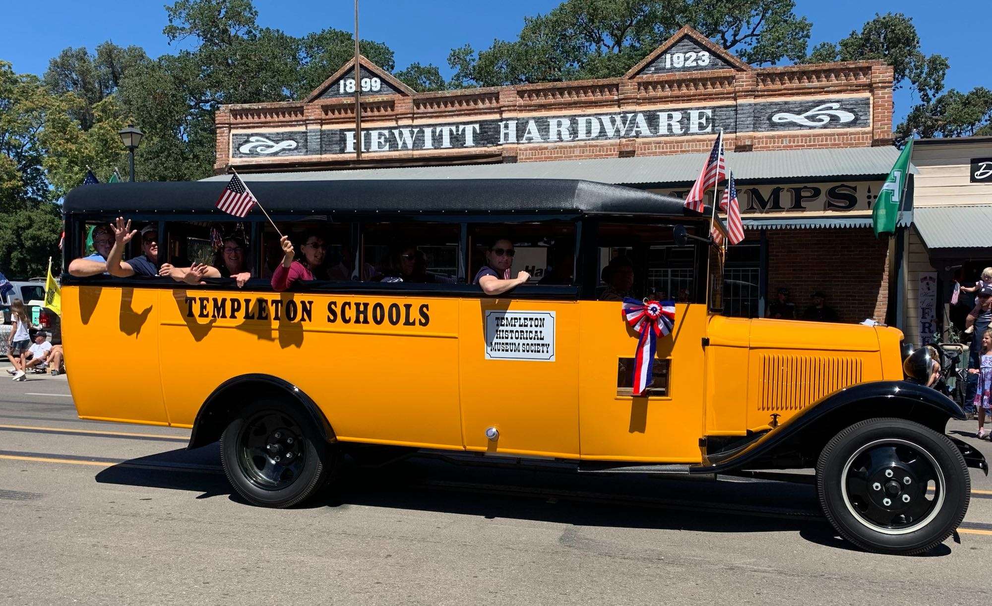 1933 SCHOOL BUS Templeton Historical Museum Society
