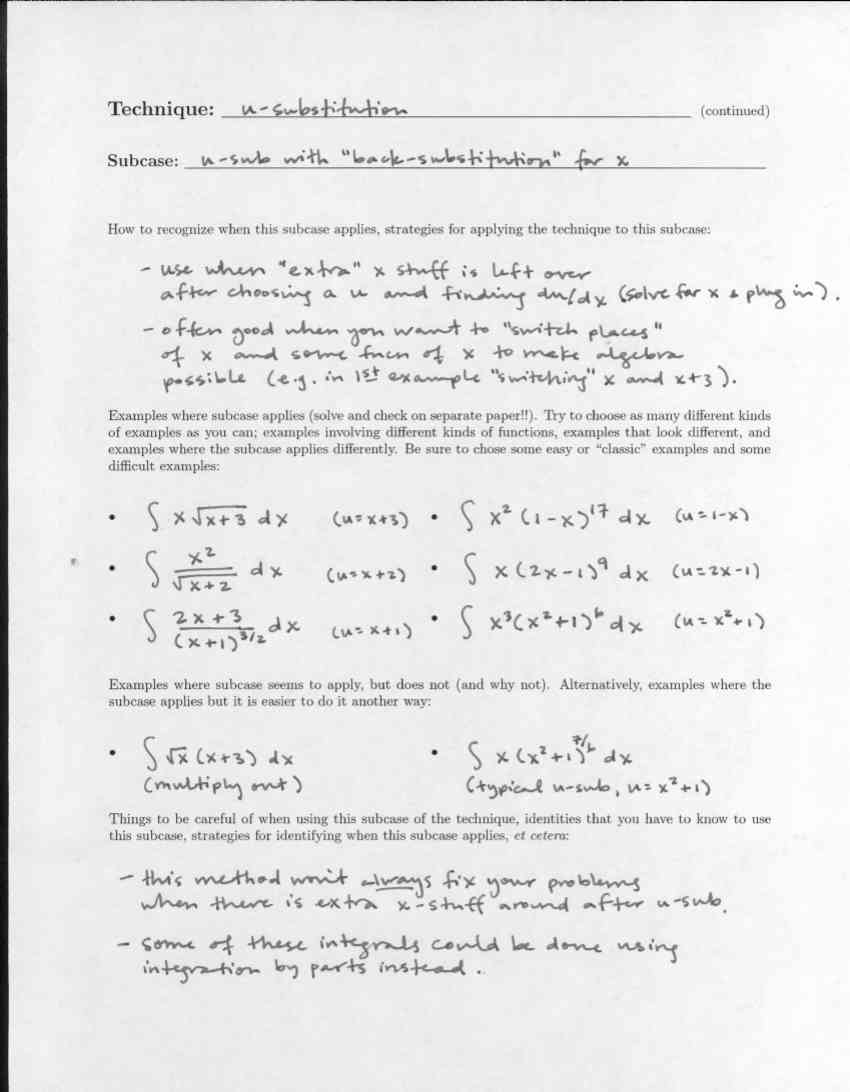 Printables. Calculus Worksheet. Tempojs Thousands of Printable Activities