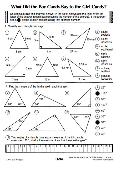 Printables. Finding Missing Angles In Triangles Worksheet. Tempojs