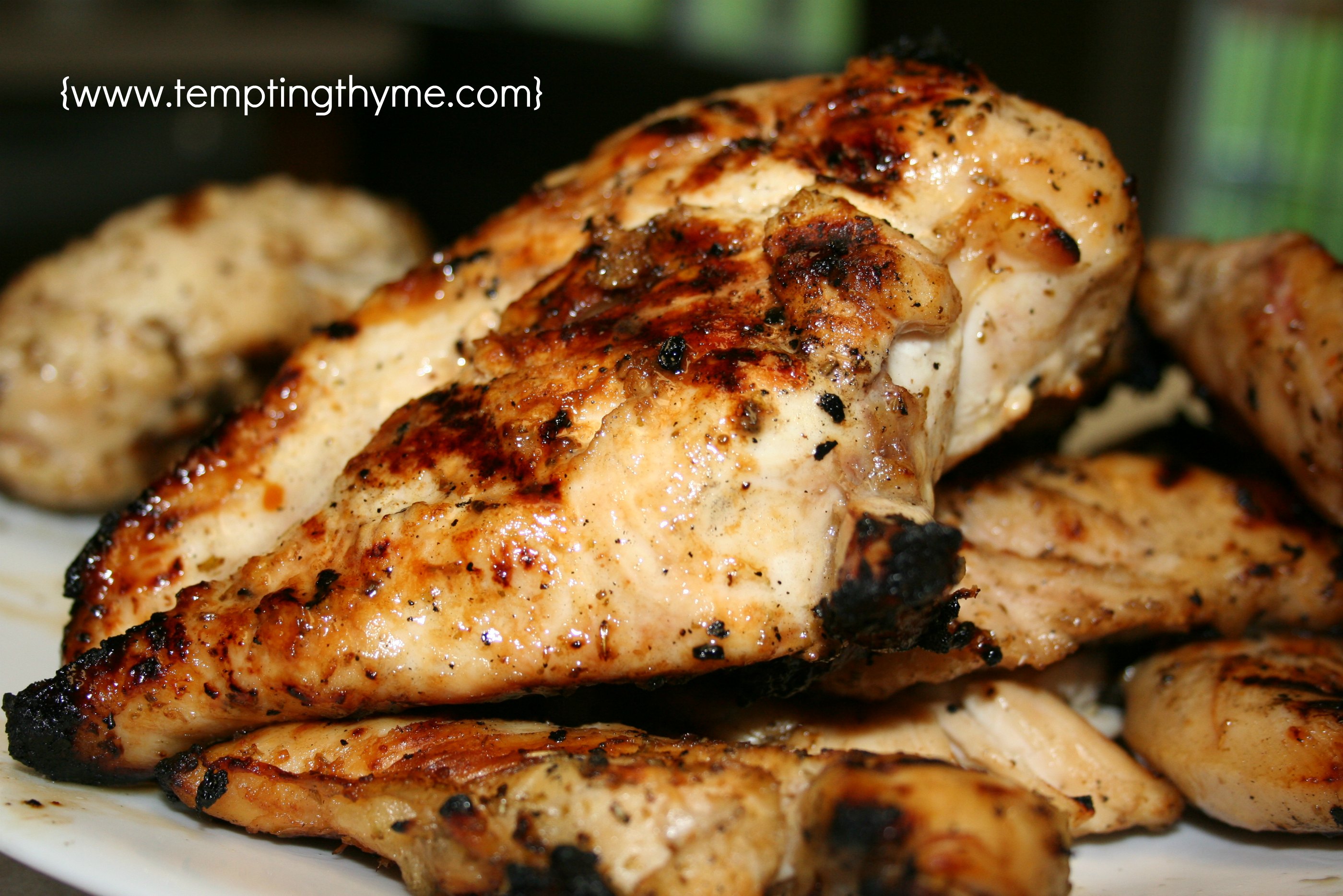 Just a Matter of Thyme Grilled Chicken tempting thyme