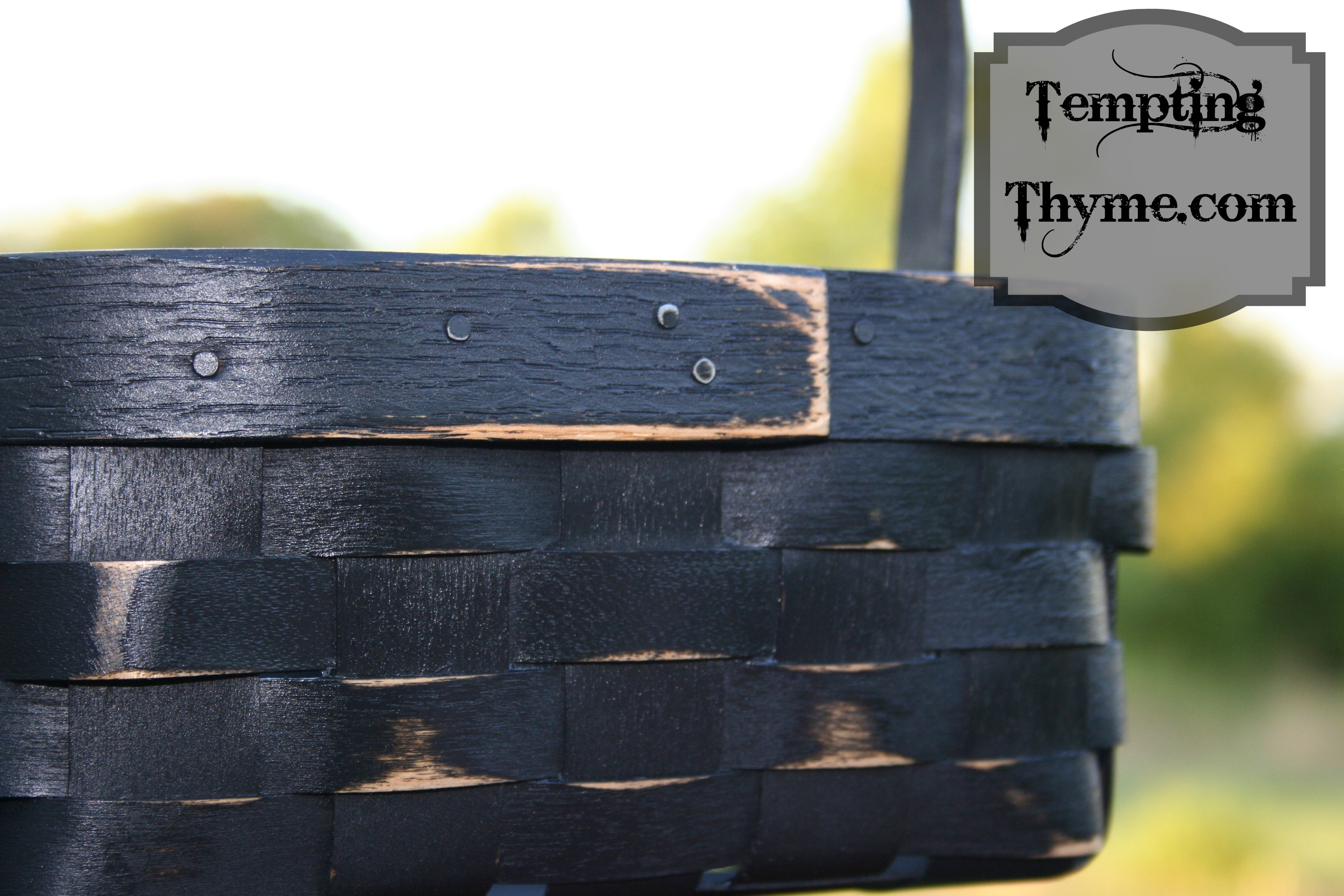 Peterboro and Longaberger Baskets {Painting} tempting thyme