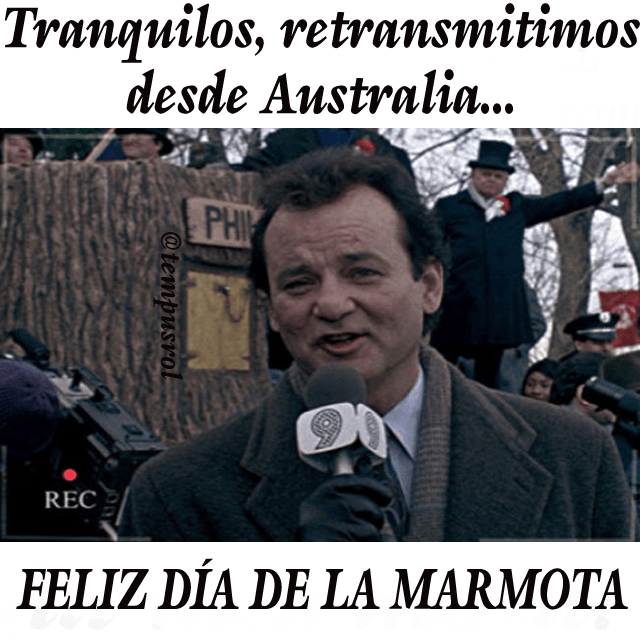 ¡Hoy es el día de la Marmota! Tempusrol