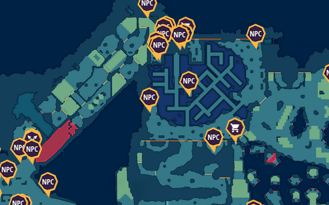 Temtem NPC Location Map