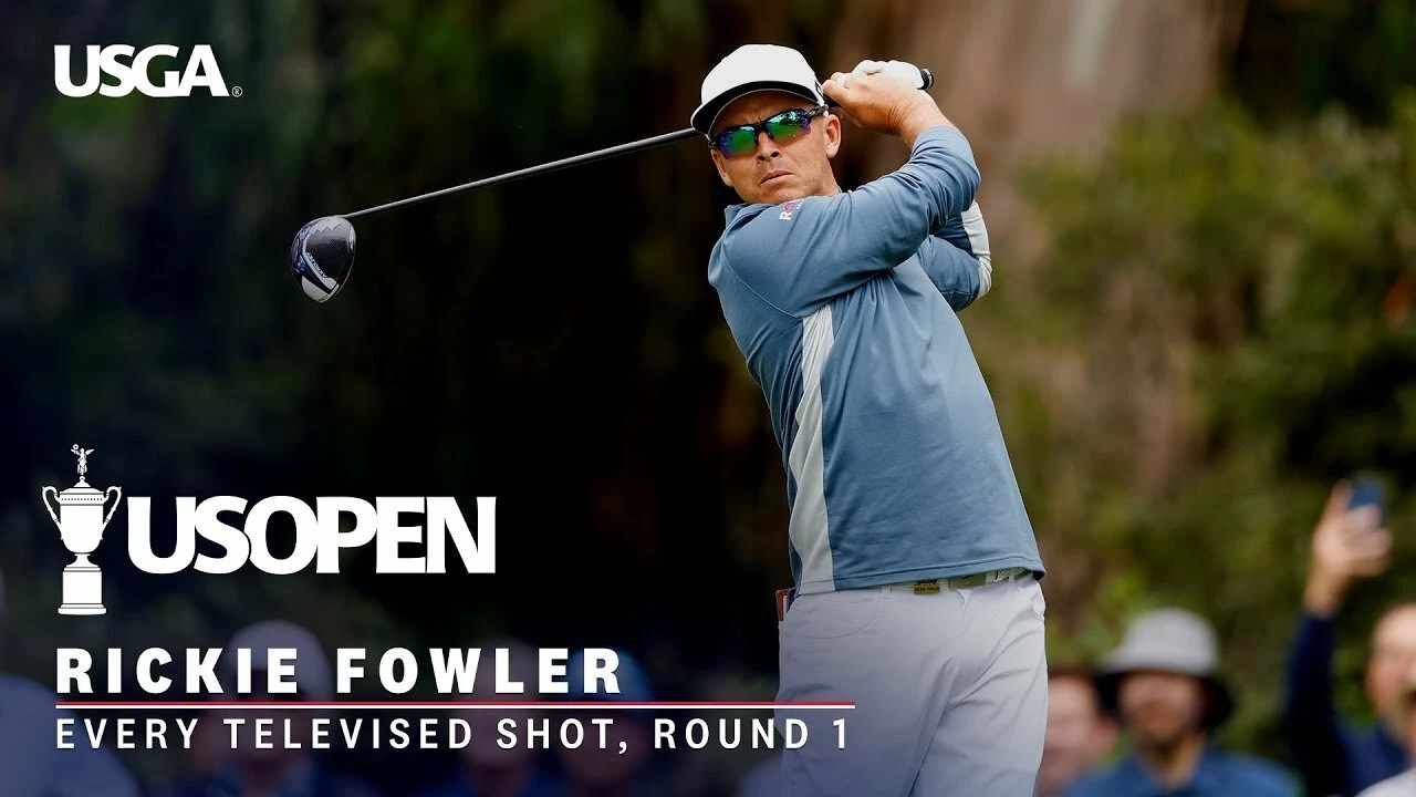 Así fue el recital de Rickie Fowler en la primera ronda del US Open