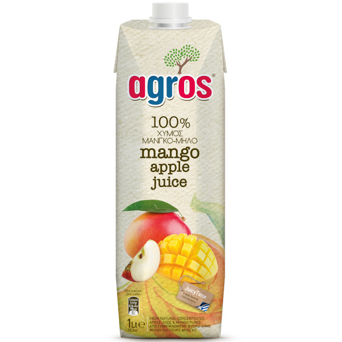アグロス マンゴー&アップルジュース (1L) 天長食品工業株式会社（漬物製造 食品販売 愛知県稲沢市）