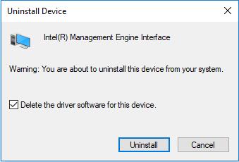 Intel Management Engine Interface Driver Download and Code 10 Error Fix