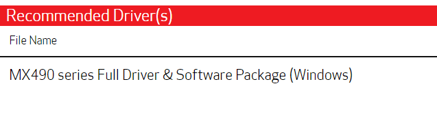 Download Canon MX490 Driver for Windows 10/8/7/XP/Vista