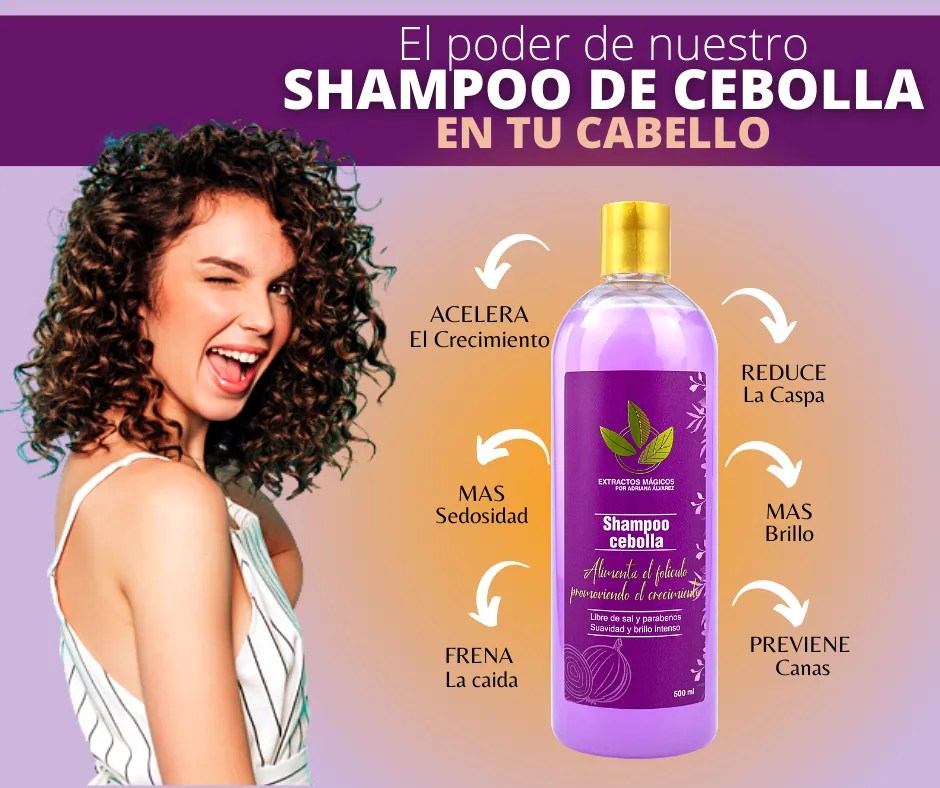 Shampoo de Cebolla Tendencias Vajul