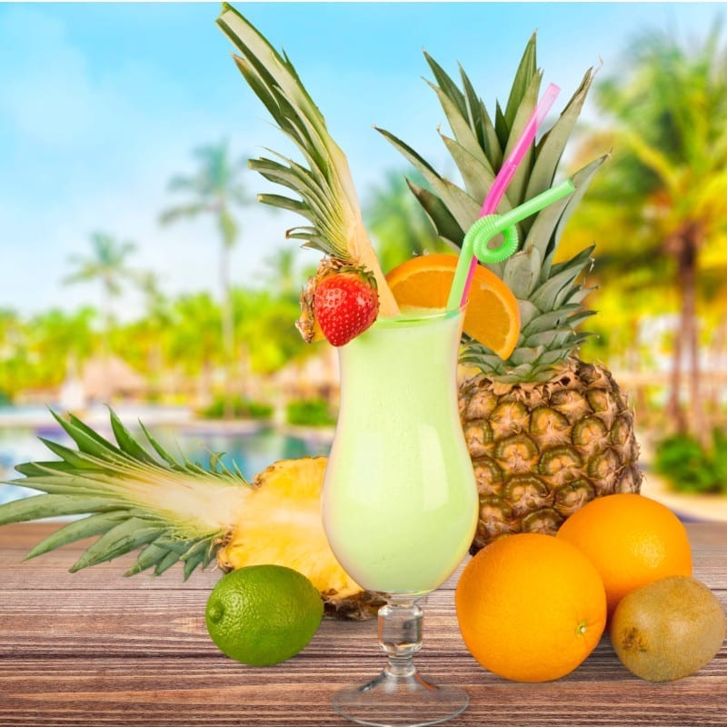 Tropical Island recipe Fruity summer drink with rum TenderCrate