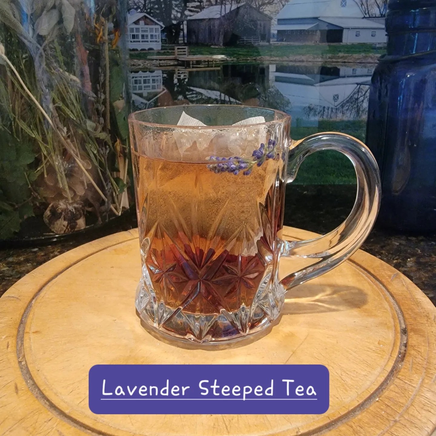 Lavender Steeped Tea Tenderloin Farms