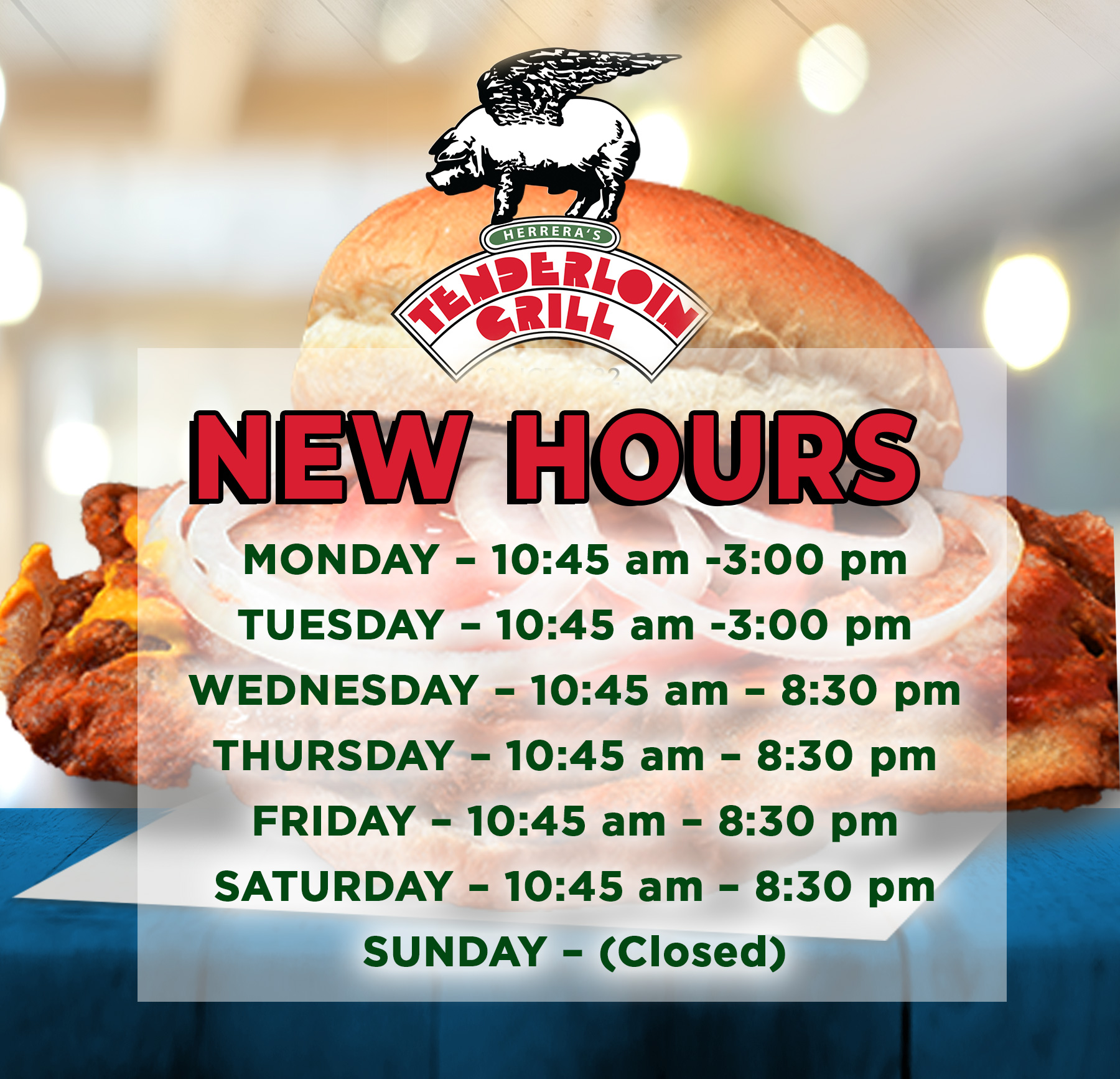 Blvd. Ice Cream Parlor Open Now at Tenderloin Grill! Tenderloin Grill