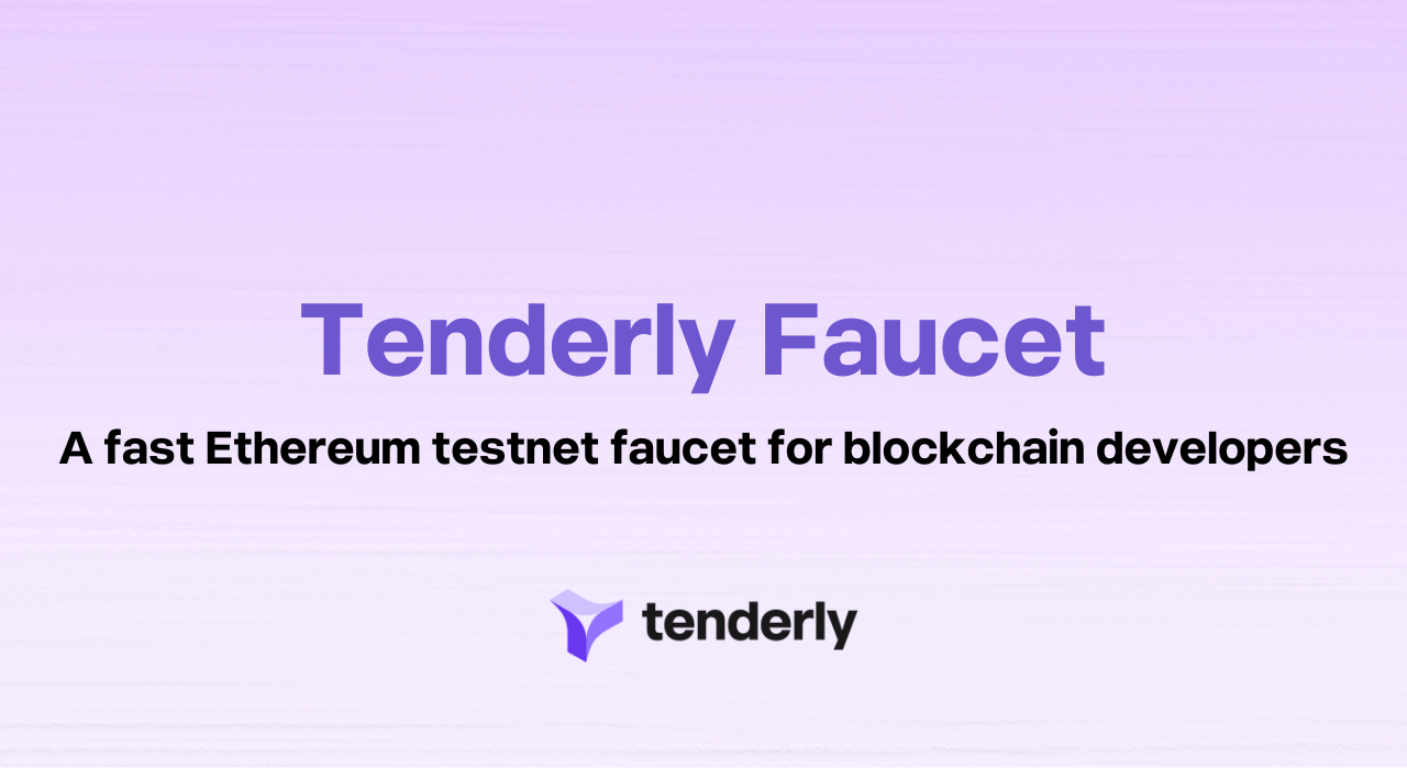 Ethereum Faucet Tenderly