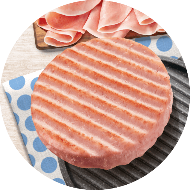 Hamburger Teneroni con Prosciutto Cotto