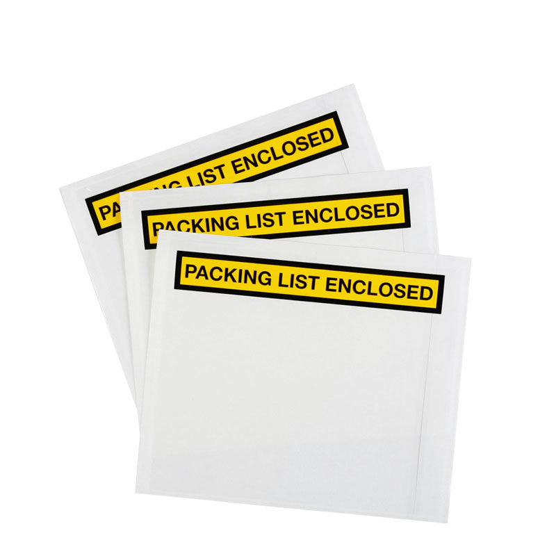 Tengen Customized Yellow Printed Packing List Envelope Tengen Package