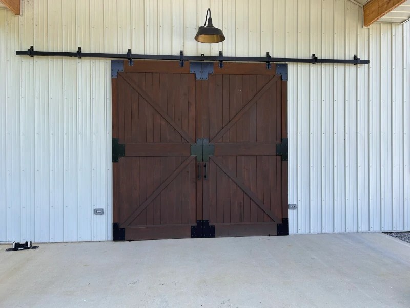 885 Exterior Stained Barn Doors * Tennessee Barn Doors