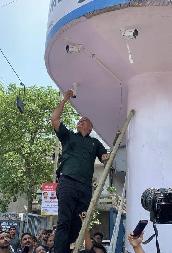 Delhi Dy CM Manish Sisodia Launches Govt's Flagship CCTV Camera
