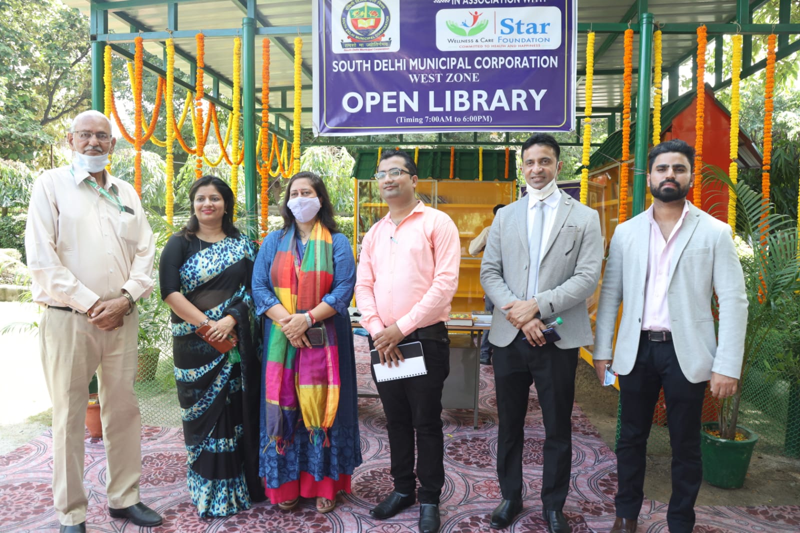 First Open Library set up at Rajouri Garden by Star Foundation and
