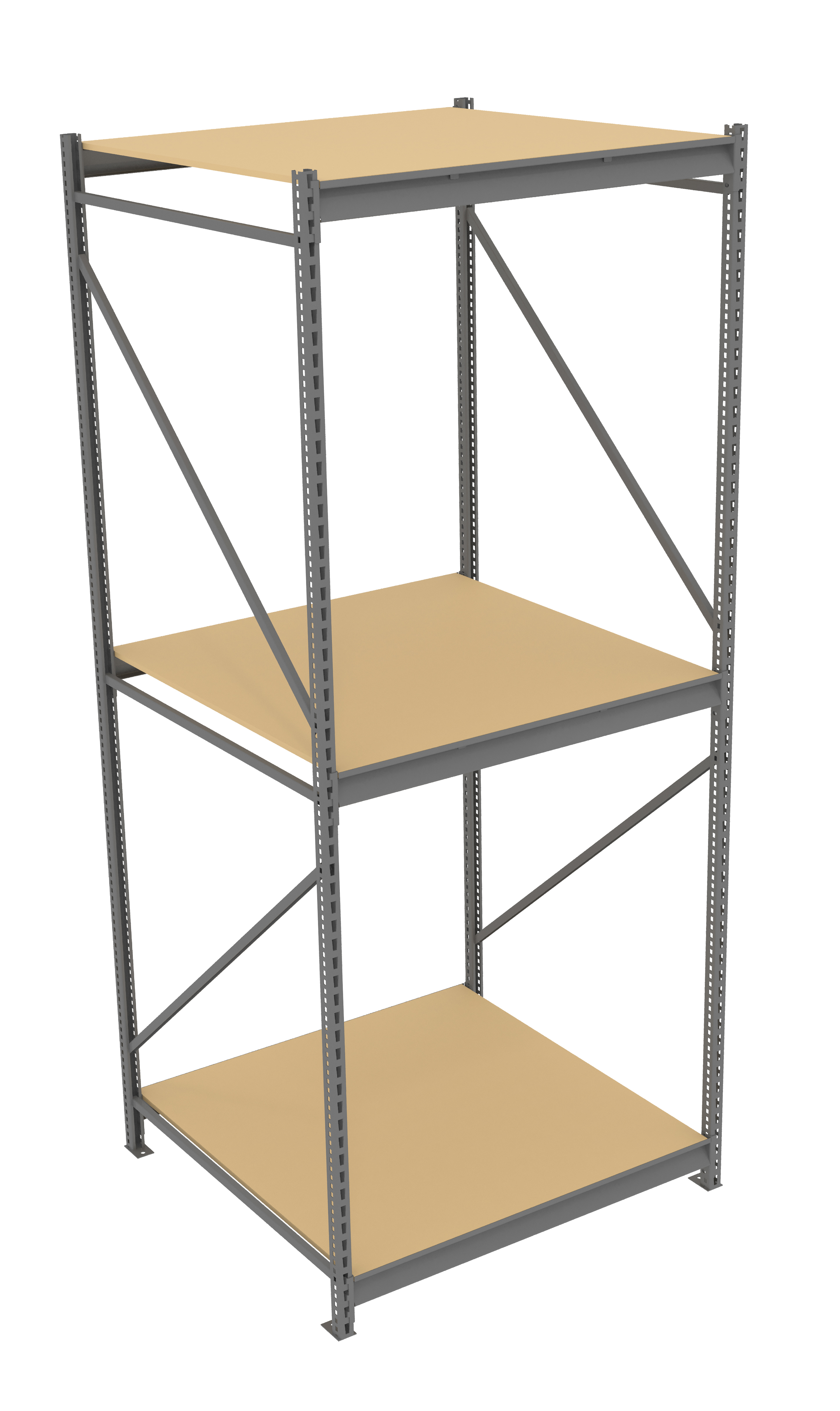 Tennsco Storage Made Easy Bulk Storage Rack Starter Unit With