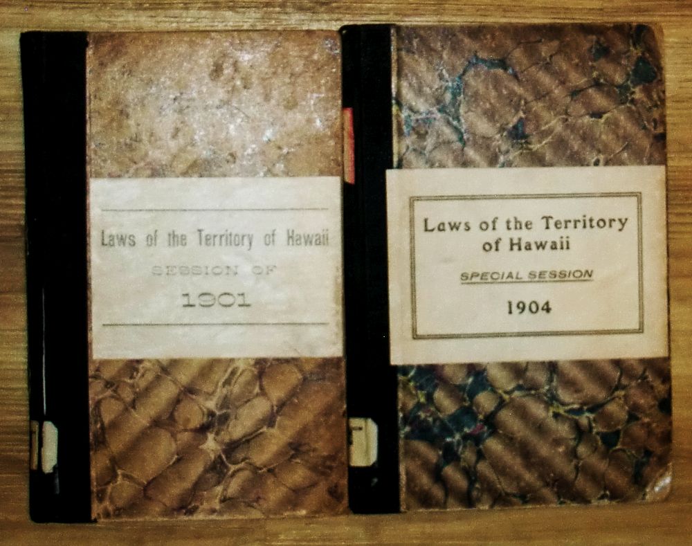 Laws of the Territory of Hawaii, Session of 1901 (and) Laws of the