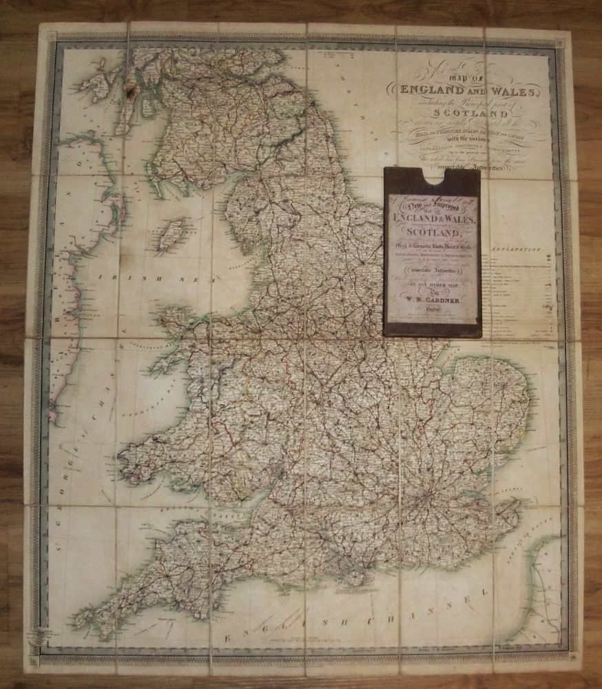 New and Improved Map of England and Wales. Including the Principal Part