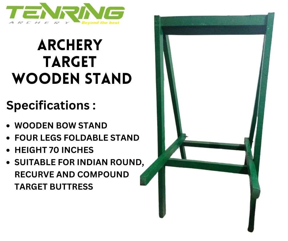 TEN RING TARGET STAND 4 LEGS GROUND EQUIPMENT TARGETS TENRING