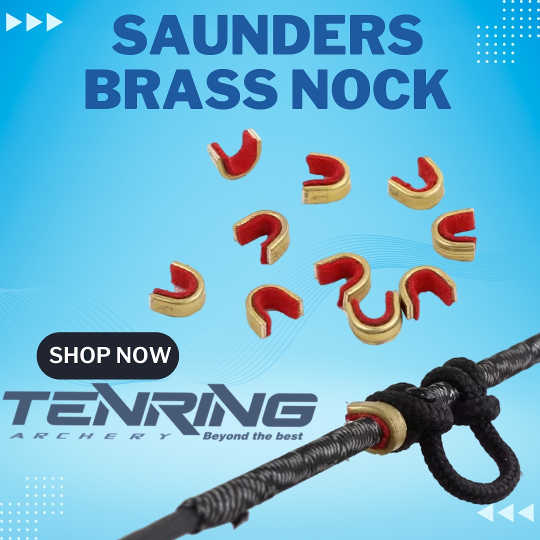 SAUNDERS BRASS NOCK COMPOUNDS KISSER BUTTONS & STRINGS NOCKS