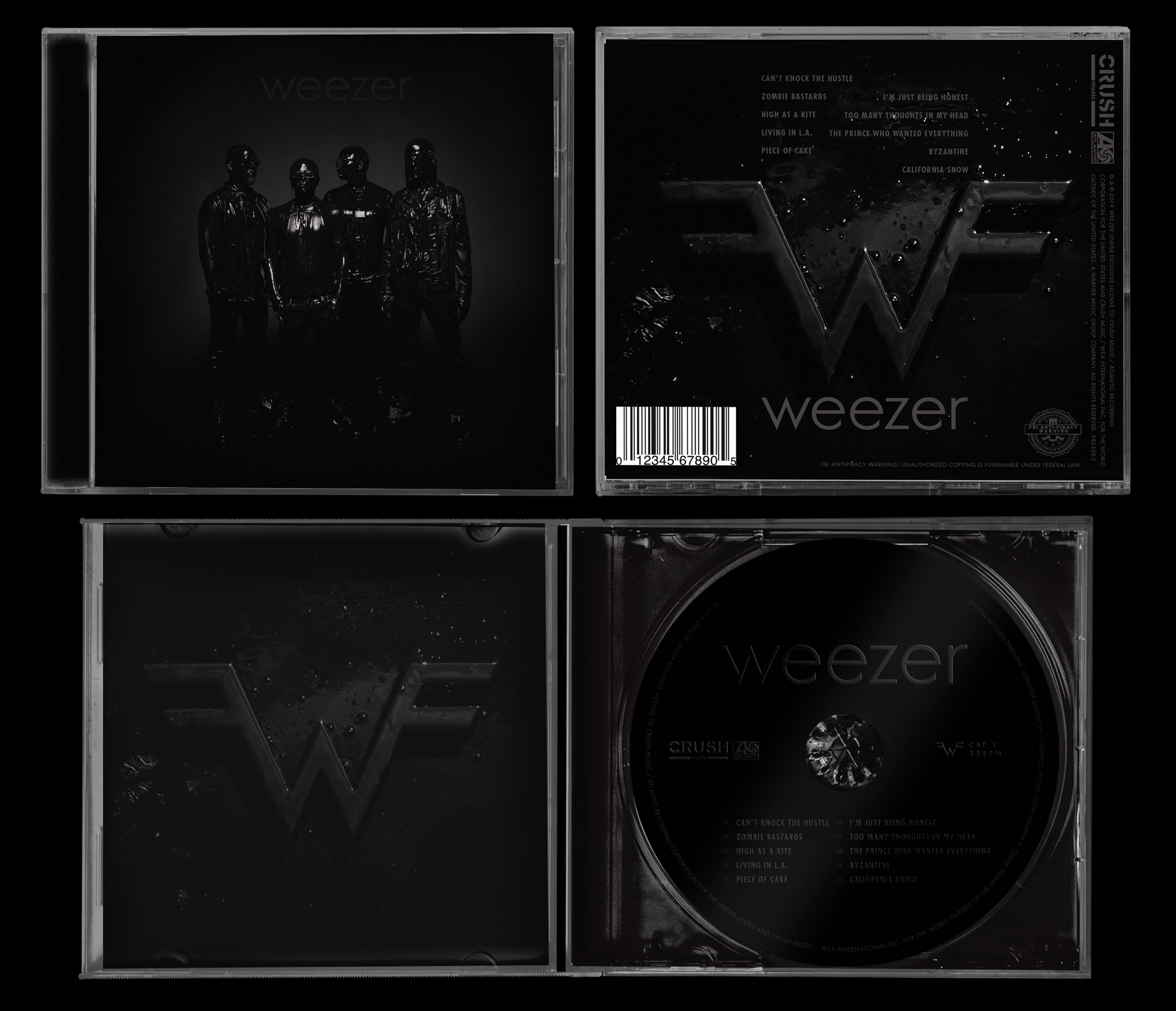 WEEZER THE BLACK ALBUM (Design by TNSN DVSN)