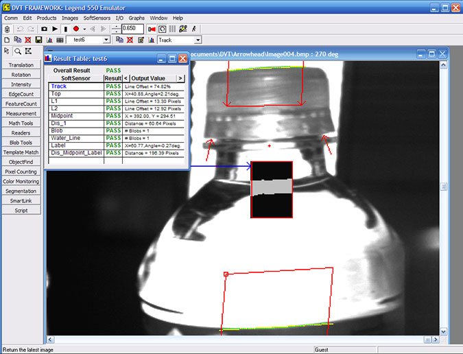 Vision Inspection Systems CAP Inspection Tensor ID