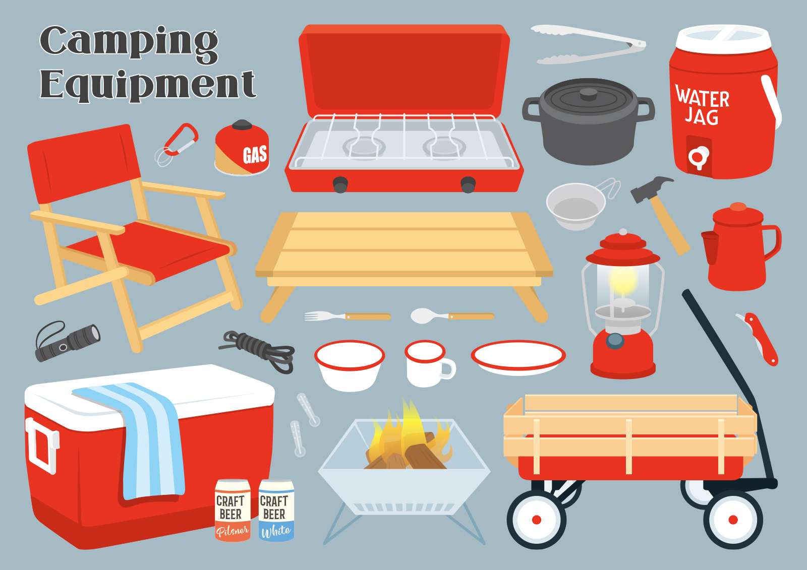 テントだけじゃない!キャンプに必要なものをチェックをしよう! テントの神様