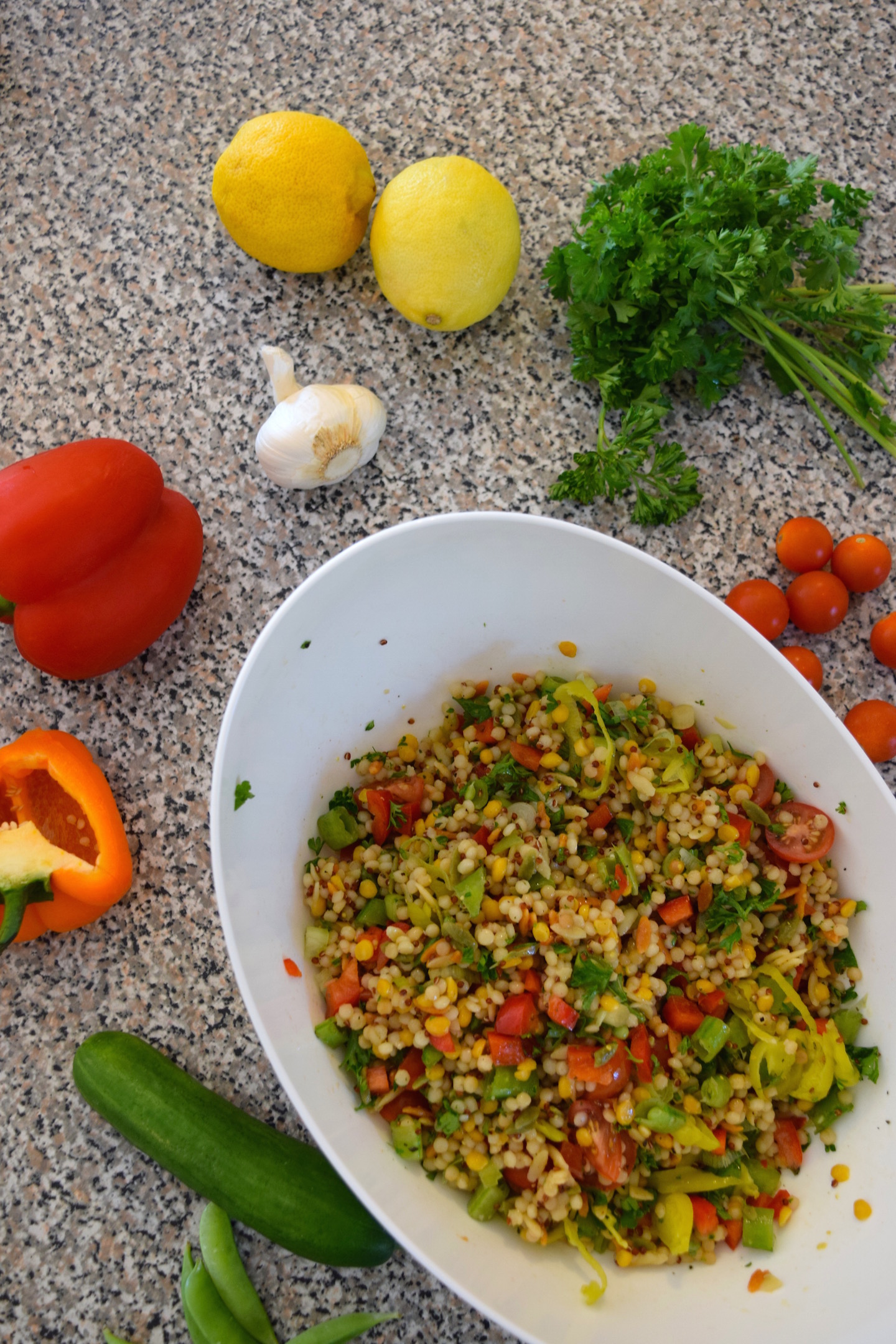Lemony grain salad An easy, healthy BBQ side dish