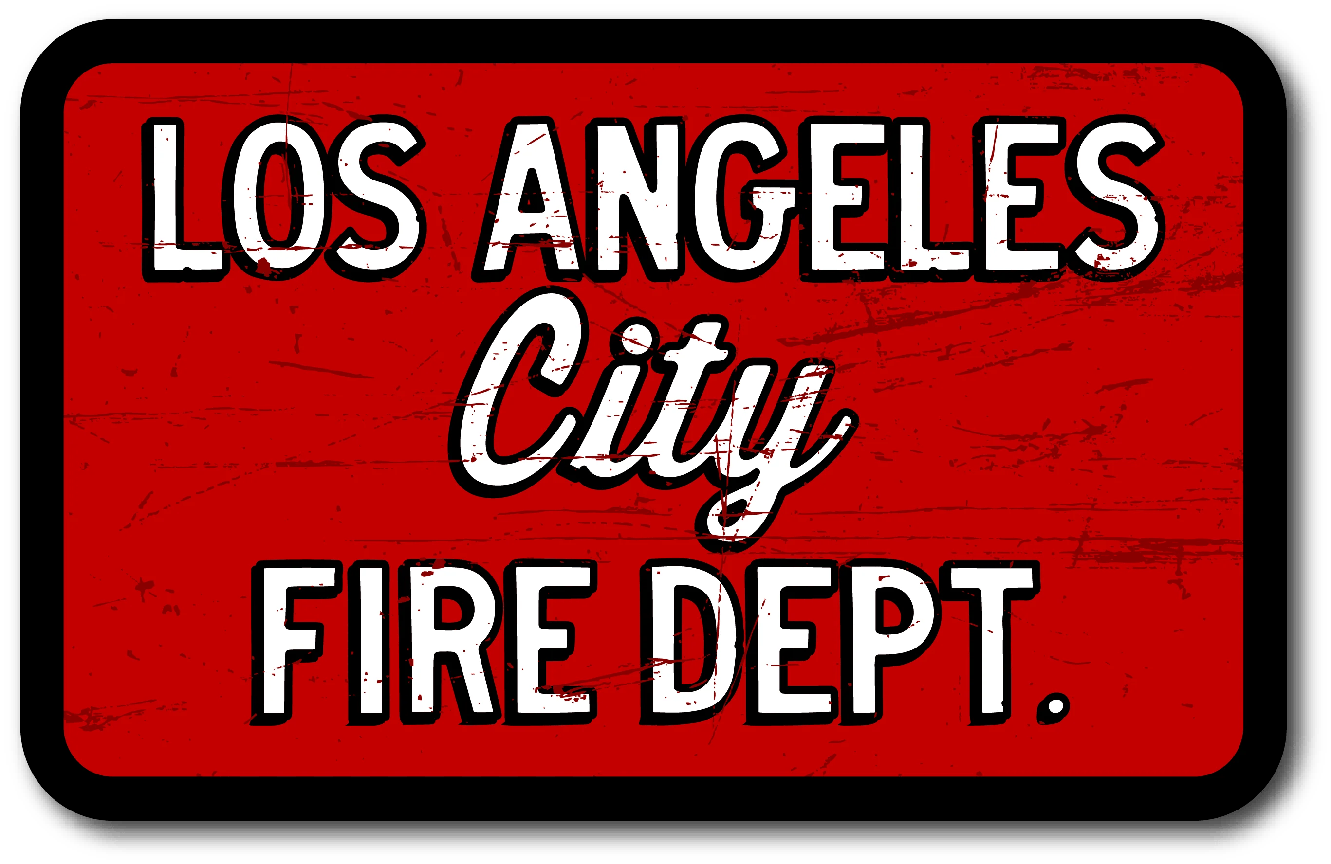 LA City Fire Decal