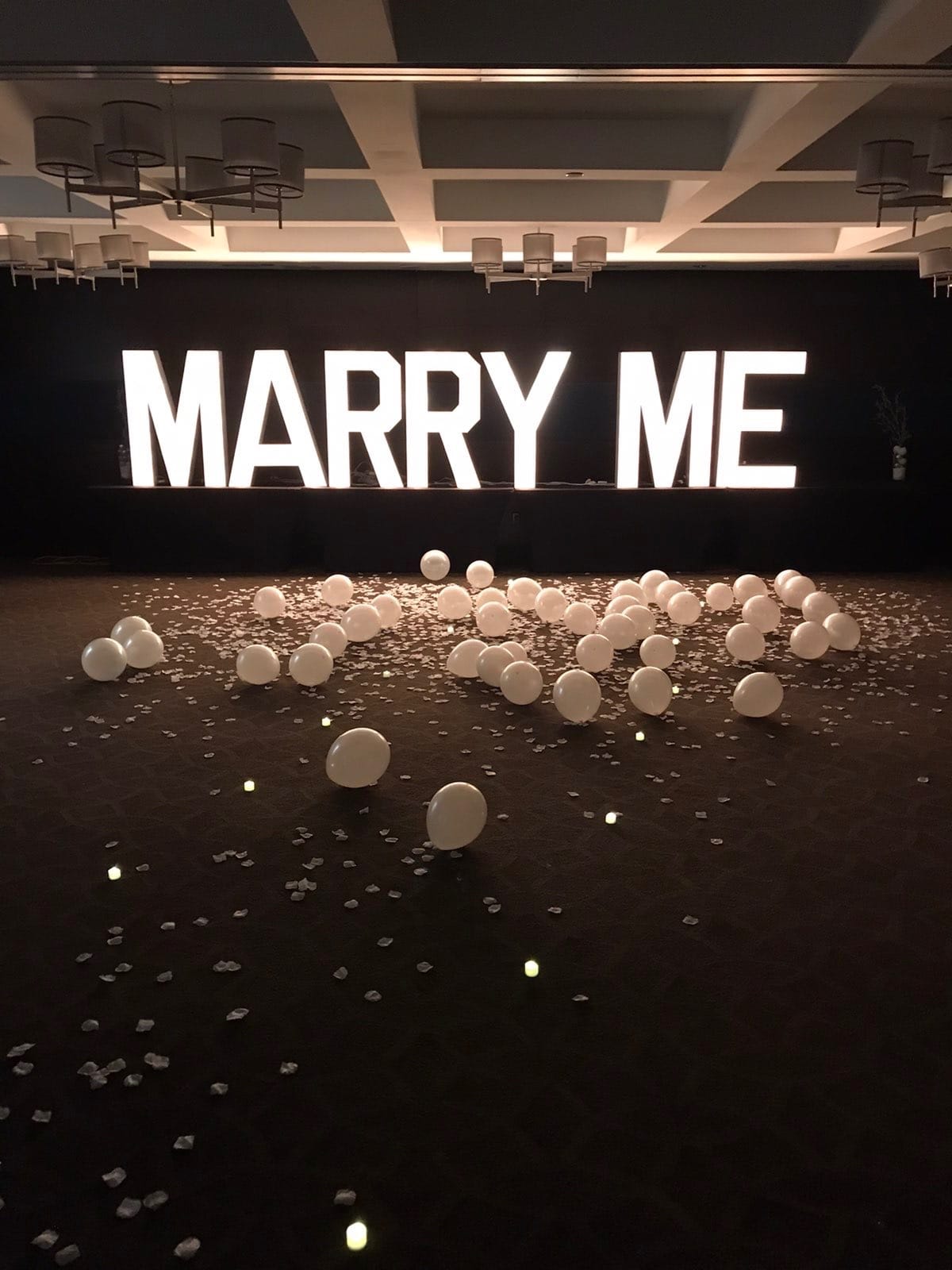 Marry Me Marquee Letters Tent Rent