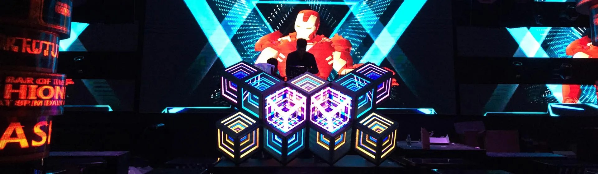DJ Booth LED Screen Tepixel
