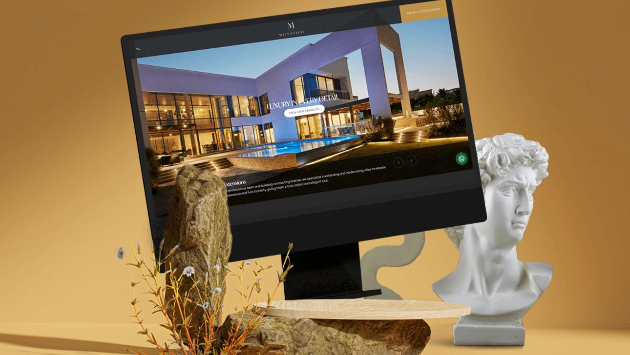 Milestone Landscaping site Redesign Tequila