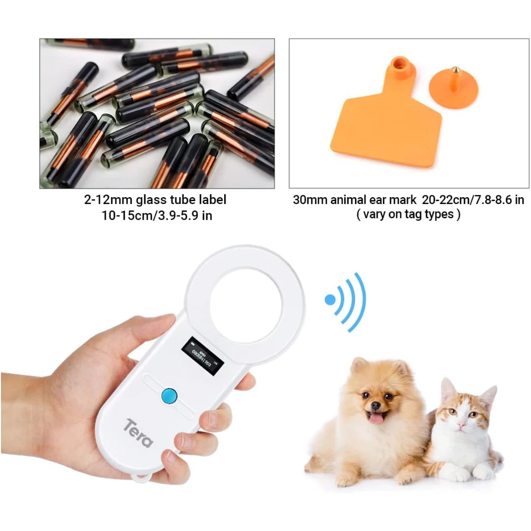 Tera H01 Animal Chip Reader Pet Microchip RFID Reader