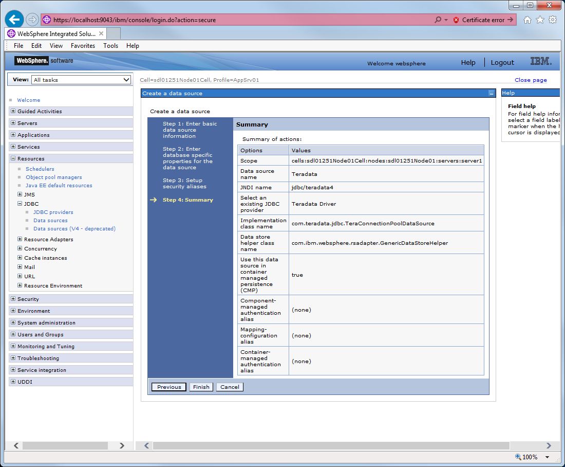 How to use the Teradata JDBC Driver with Sphere 9.0