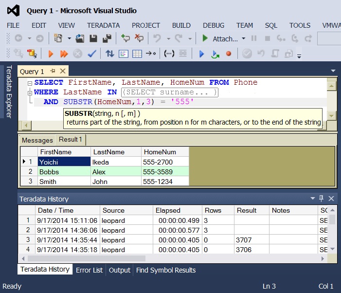Teradata Developer Tools Visual Studio Marketplace