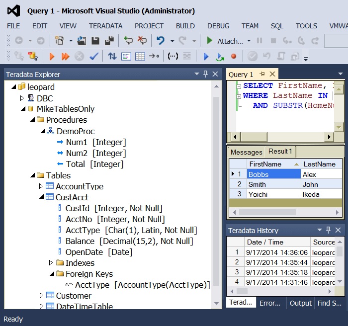 Teradata Developer Tools Visual Studio Marketplace