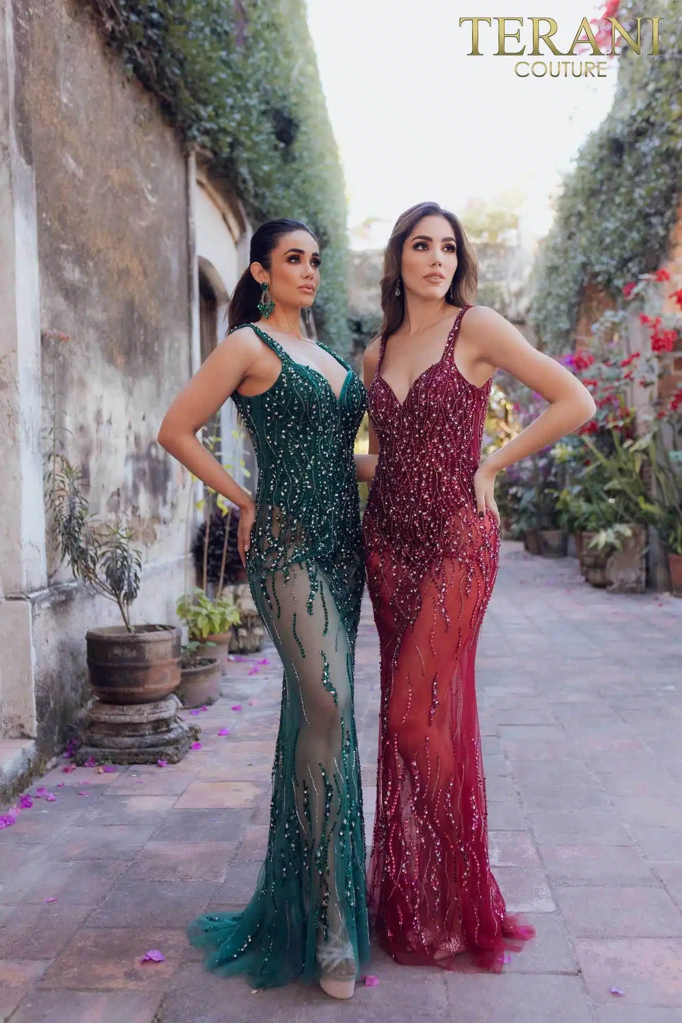 Prom Dress with Silver Embellishment 231P0141